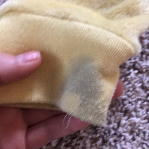 yellow sweater with sun and moon on it - Picture 3 of 5